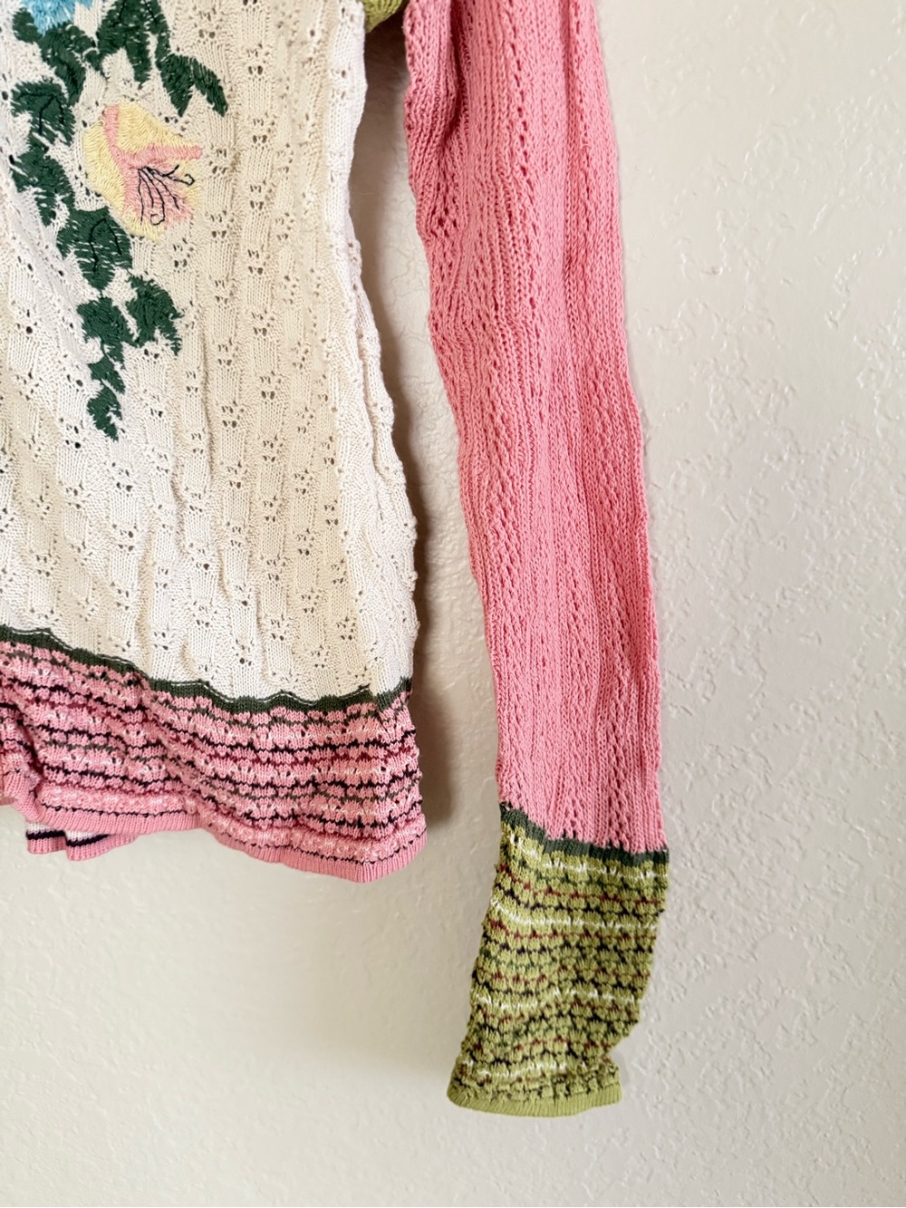 IVKO Crochet Knit Floral Cardigan - Picture 3 of 8